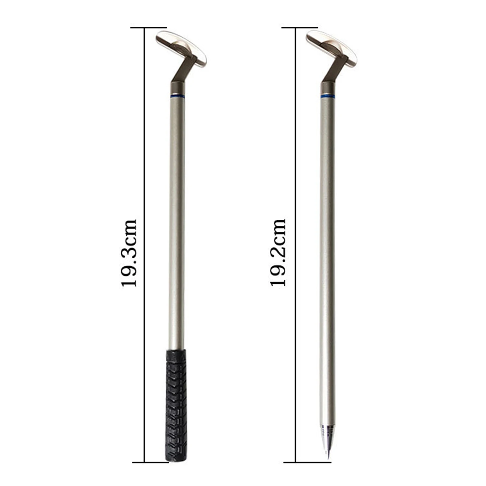 

Mini Desktop Golf Club Putting Ball Ballpoint Pen Set Golf Club Pens Balls and Flag Gift Mini Green Driving Range with Metal