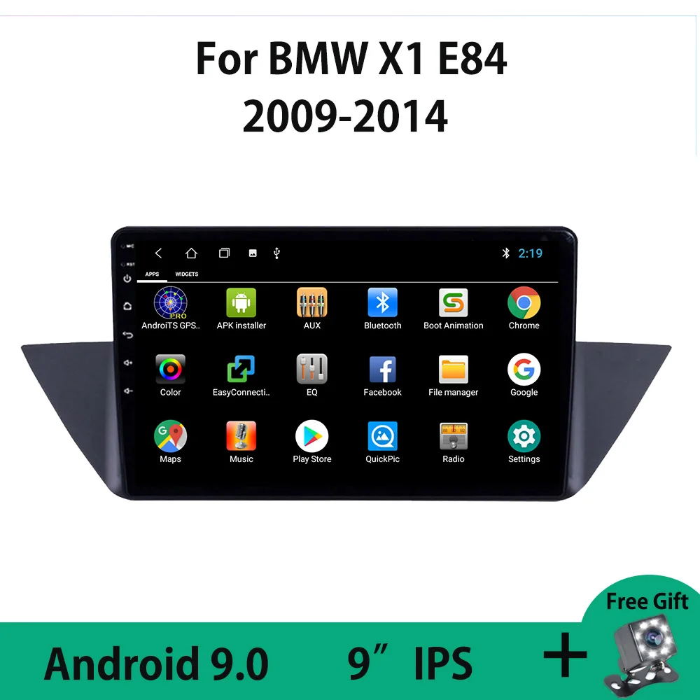 

Android 9.0 Quad-Core Car Radio Multimedia Video Player For BMW X1 E84 2009-2014 Navigation GPS No DVD Steering Wheel Control BT