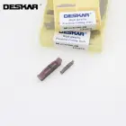 Твердосплавные вставки DESKAR MGGN150 MGGN200 MGGN250 MGGN300 MGGN400 MGGN500 JM LF6018, шлицевые лезвия, токарный станок с ЧПУ, режущий инструмент