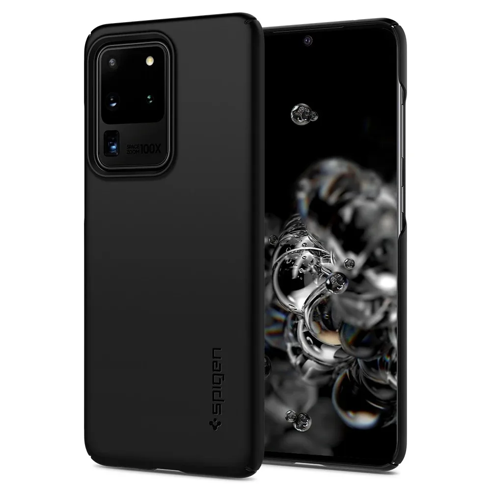 Spigen Тонкий подходящий чехол для Samsung Galaxy S20 Plus Ultra + умный ТПУ защитный с воздушной