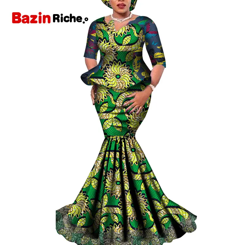 Комплект из обуви в африканском стиле платья для женщин на заказ Dashiki юбка