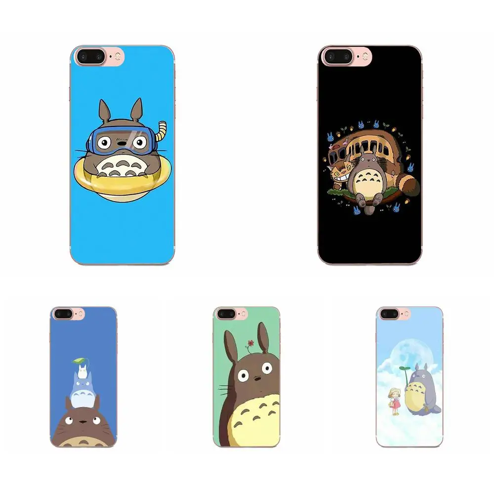 Чехлы на заднюю панель для Apple iPhone 11 Pro X XS Max XR 4 4s 5 5C 5S SE 6 6S 7 8 Plus Ghibli My neigher Totoro