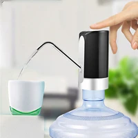 electric water pump automatic water dispenser usb rechargeable with blue light wireless barreled water pumping device