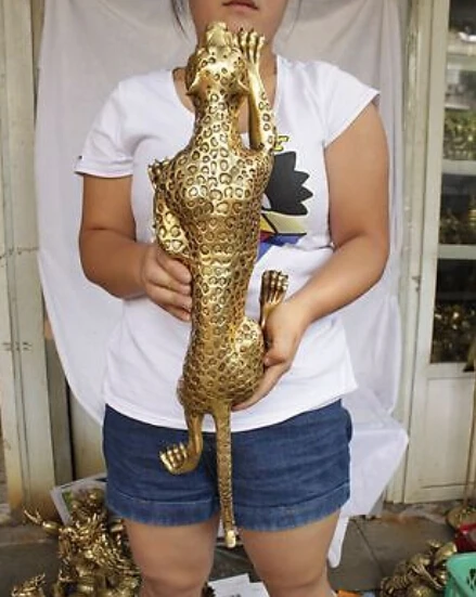 13 &quotогромные медные животные собирают леопардовые Пантеры Гепард Run статуя