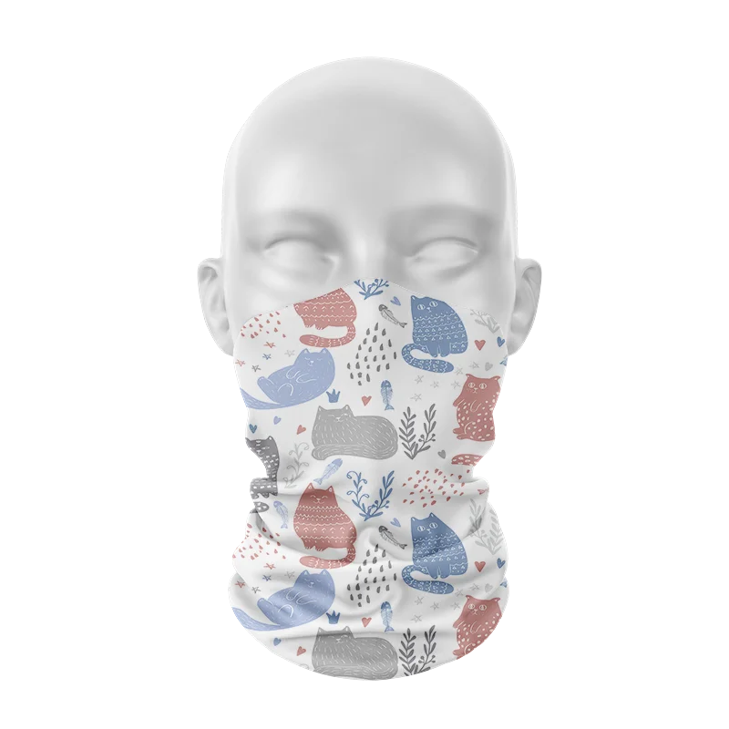 3D Printed Pink Series Women Headscarf Cute Animal Kawaii Elastic Bandana Hair Accessories Tubular Face Scarf Neck Gaiter Buffe |