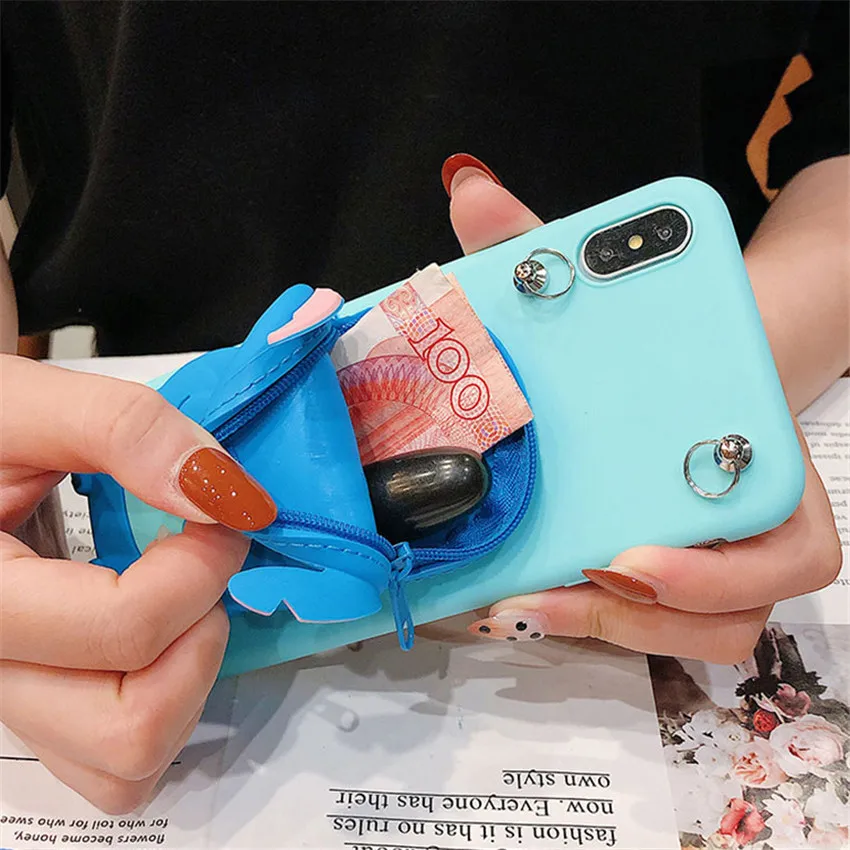Стежка с рисунком Китти Кэт, чехол для samsung Galaxy S7 край S8 S9 S10 S10E Note 8, 9, 10, J4 J6 J8 A6 A7 A8 плюс A9 и отделением для карт