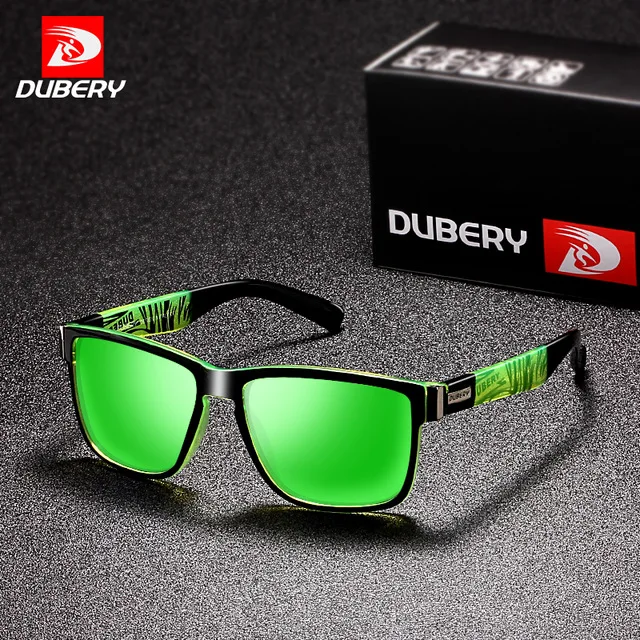 DUBERY 2018 спортивные солнцезащитные очки поляризационные для мужчин квадратные