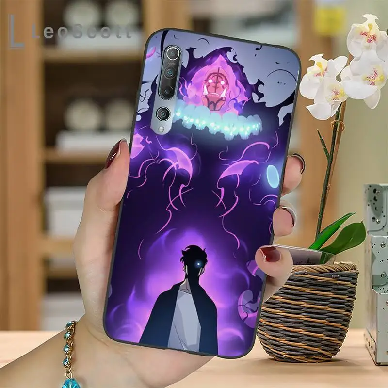 

Anime solo leveling Phone Case For Xiaomi Redmi note 4 4X 8T 9 9s 10 K20 K30 cc9 9t pro lite max