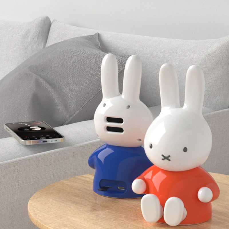 Bluetooth-динамик Miffy фигурка TF-карта беспроводной динамик супер бас 3D цифровой звук