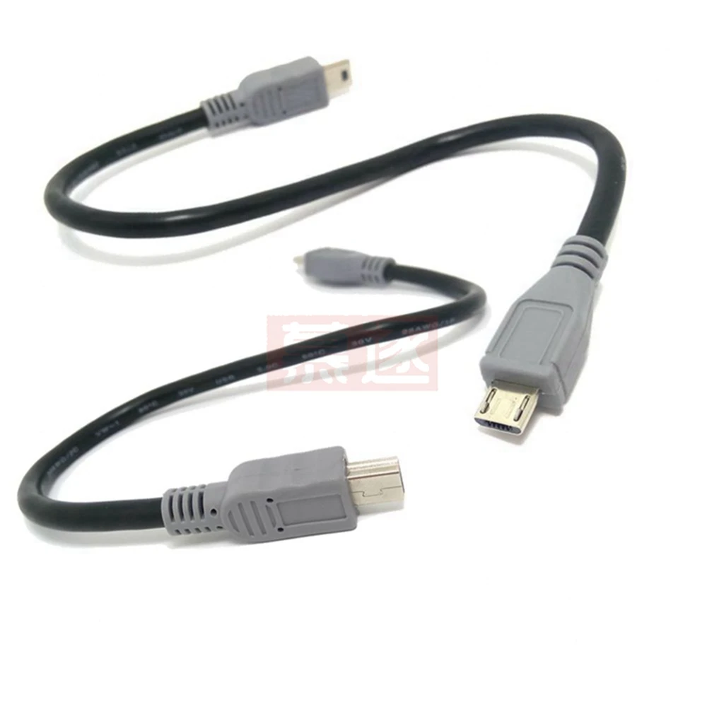 5-контактный разъем Mini-usb 2 0/micro USB 0 20 см адаптер зарядный кабель 30 1 фут для зарядки -