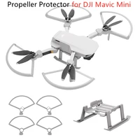 propeller protector blade protector ring protective cover support stand landing gear extension for dji mavic mini drone parts
