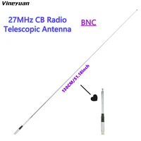 vineyuan 130cm51 18inch 27mhz cb radio telescopic antenna bnc male connector radio antenna vswr 1 01 4