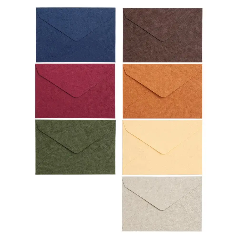 10pcs/set Retro Colored Blank Kraft Paper Envelopes Party Invitation Envelope Specialty paper Greeting Cards Gift | Канцтовары для