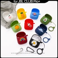 cute fruit earphone cover for jbl club protws case bluetooth earphone case wireless headphone headset portable box accessories