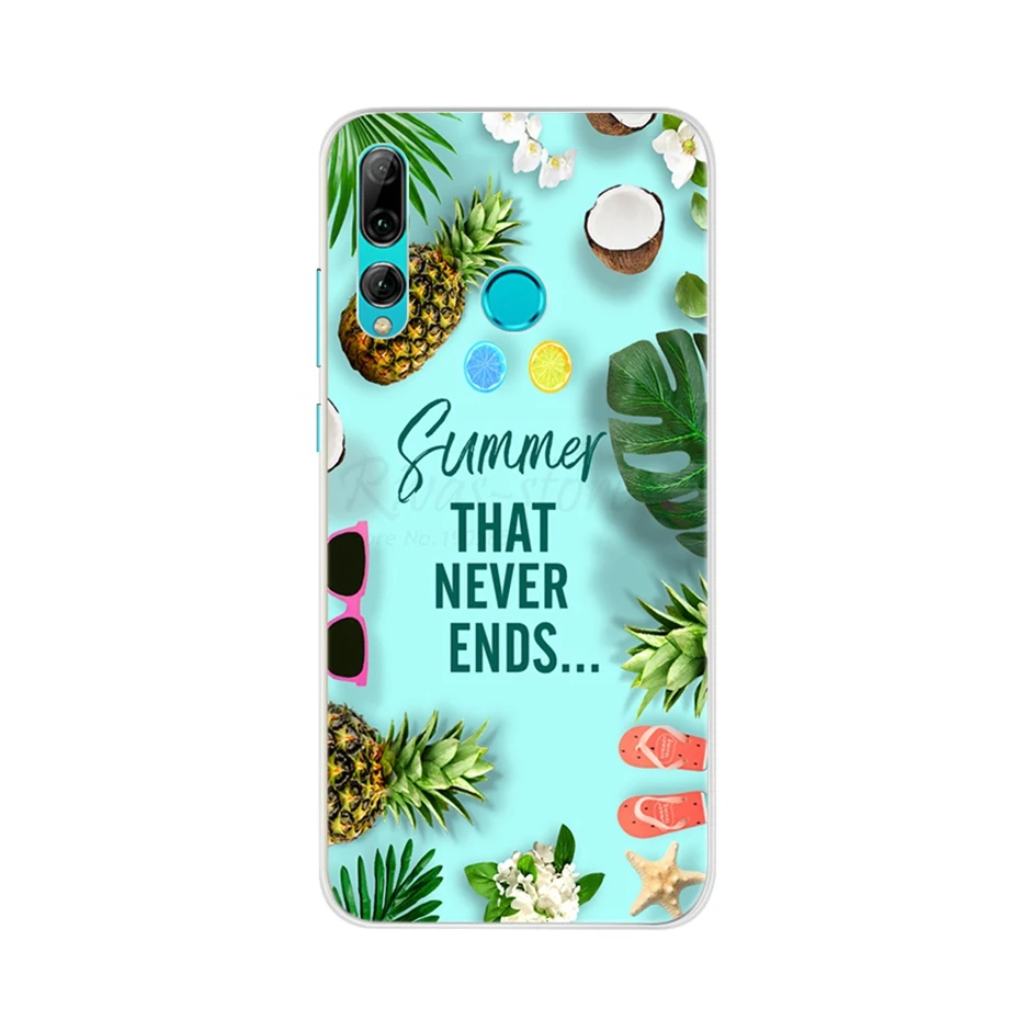Чехол для huawei P Smart Мягкий силиконовый чехол TPU чехол для huawei P Smart Plus чехол Чехол для Funda huawei P Smart Z - Цвет: Темно-синий