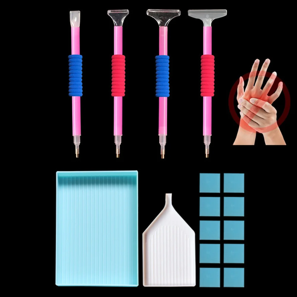 5D Diy Алмазная ручка для рисования Удобный захвата полезный инструмент Избегайте