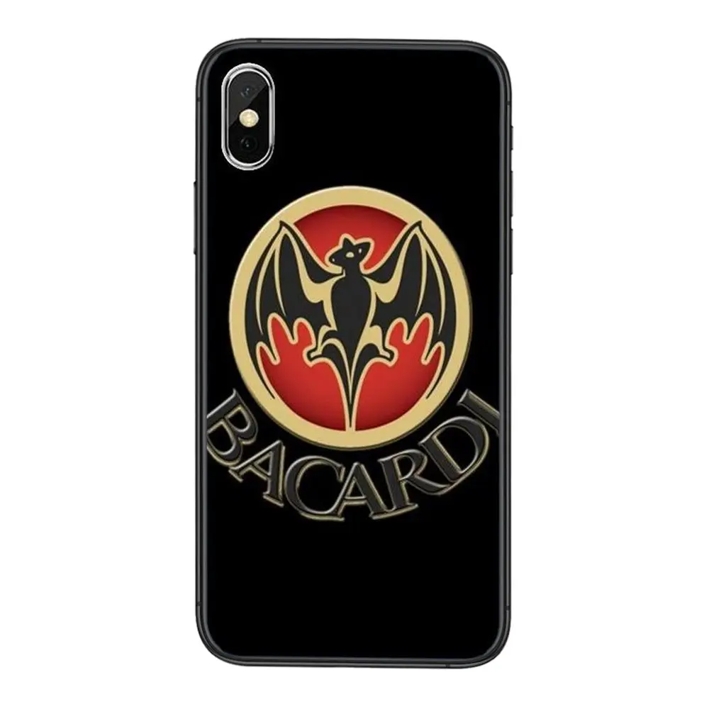 Кожаный чехол для сотового телефона Bacardi Bat Apple iPhone 11 12 Mini Pro 5 5S SE 5C 6 6S 7 8X10 XR XS Plus Max -