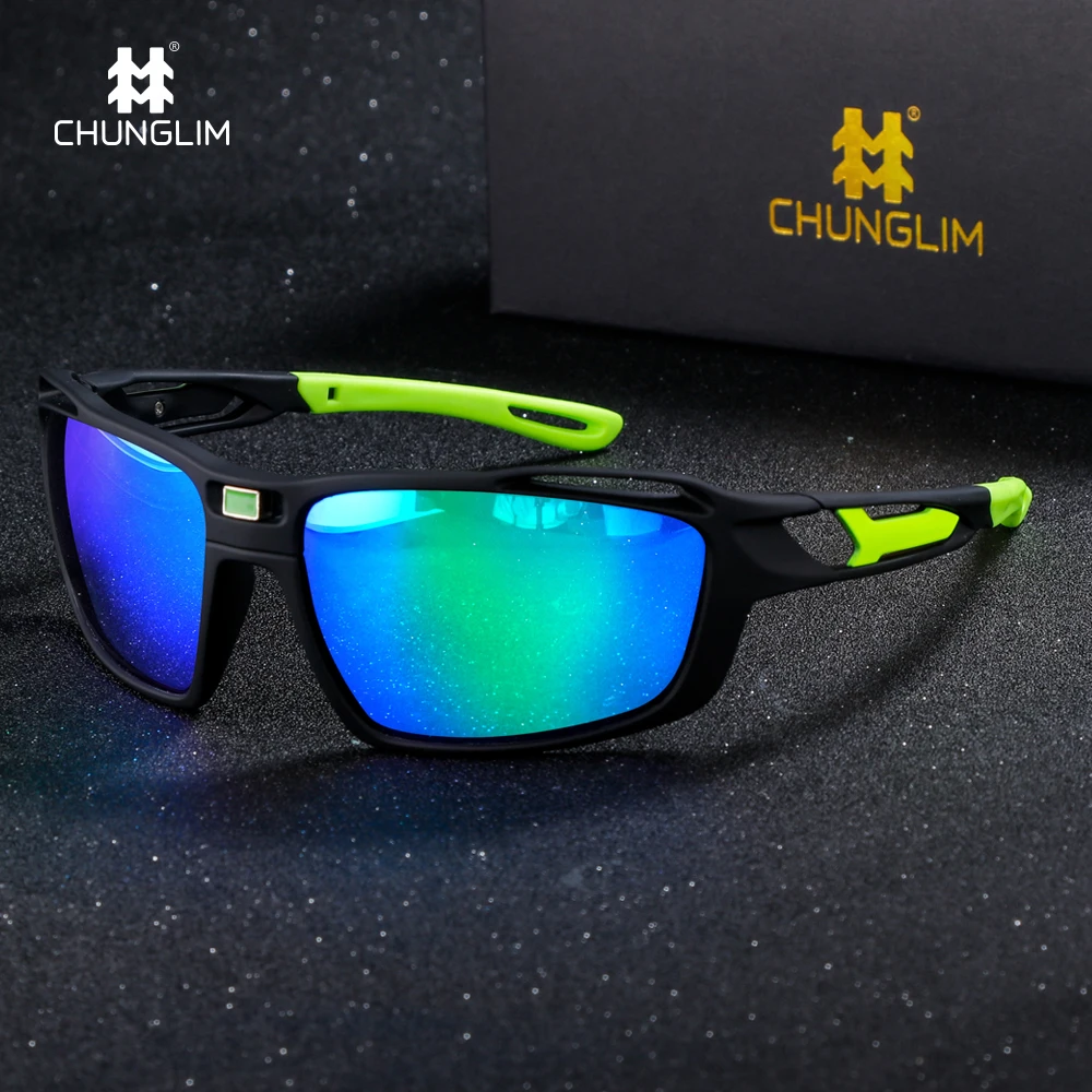 CHUNGLIM новинка Брендовые спортивные очки поляризационные солнцезащитные для