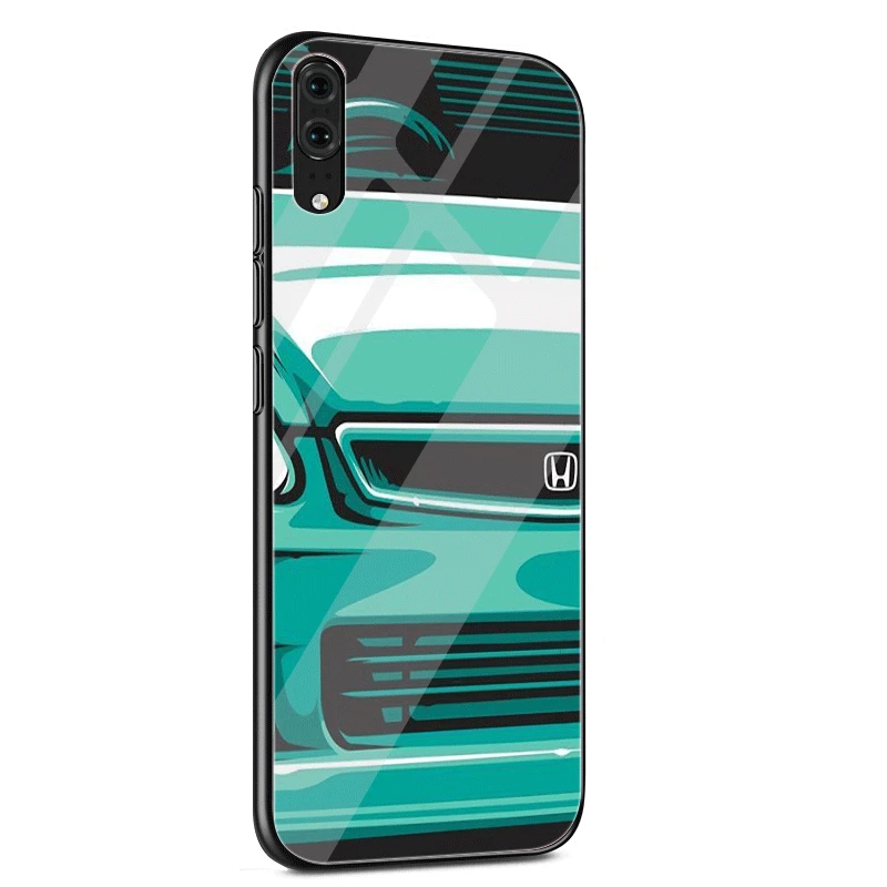 G11 Чехол для мобильного телефона стекло для huawei mate Honor 8X9 10 7A 20 P30 P20 P10 Lite Pro P Smart Cover Honda - Цвет: G11