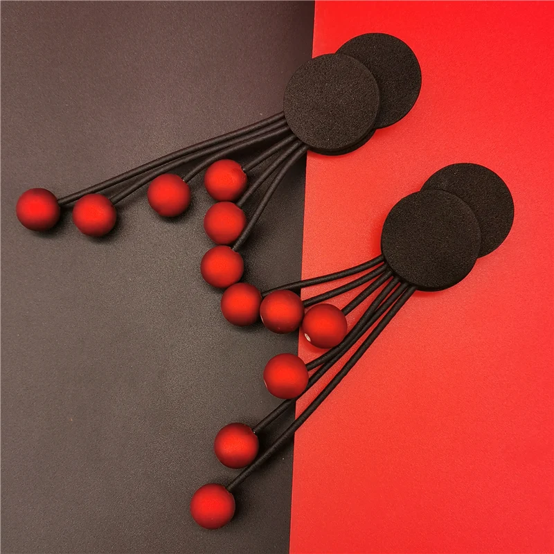 

Marliwoo New Red Pearl Drop Earrings Luxury Designer Long Earring Handmade Jewelry Accessories Gift Women Fashion Gothic Earring