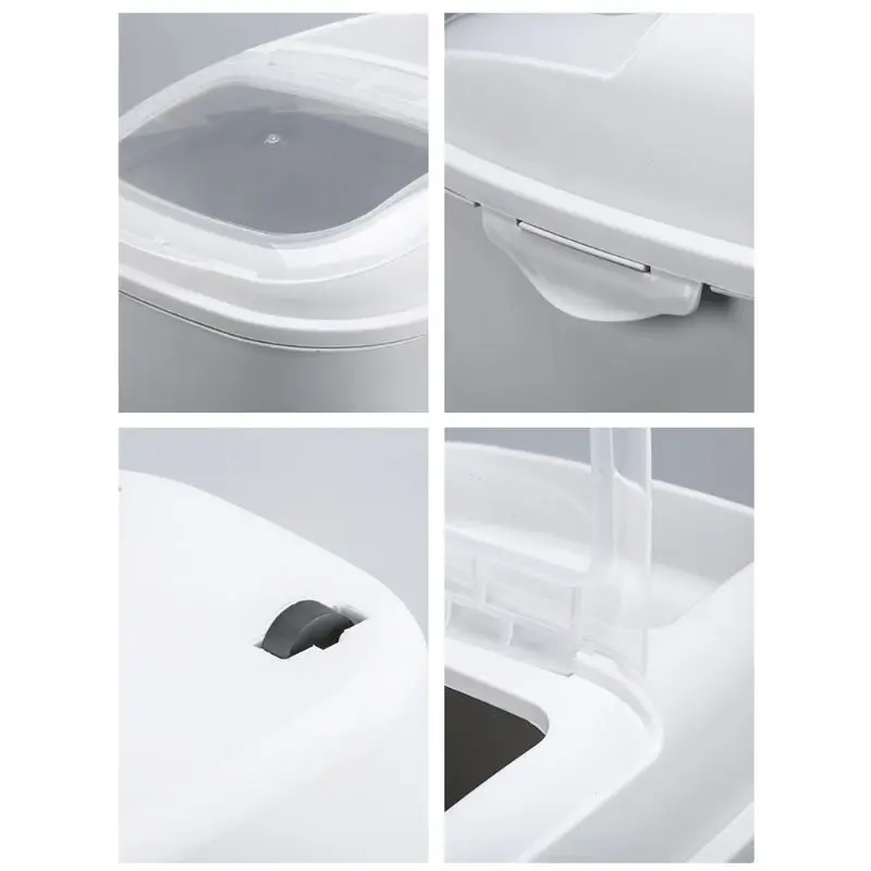 Многоразовый вместительный герметичный контейнер для риса 10 кг емкость хранения