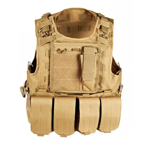 Mud Color Открытый Кемпинг Охота тактика армейский Molle камуфляж мульти-карман Броня жилет одежда Открытый Кемпинг Охота жилет одежда - Цвет: Mud Color