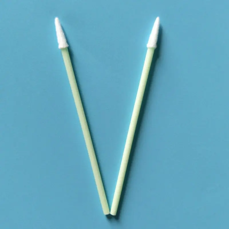 

2021 New 100Pcs/Pack Pointed Tipped Foam Head Cleaning Swabs High Density Sponge Sticks