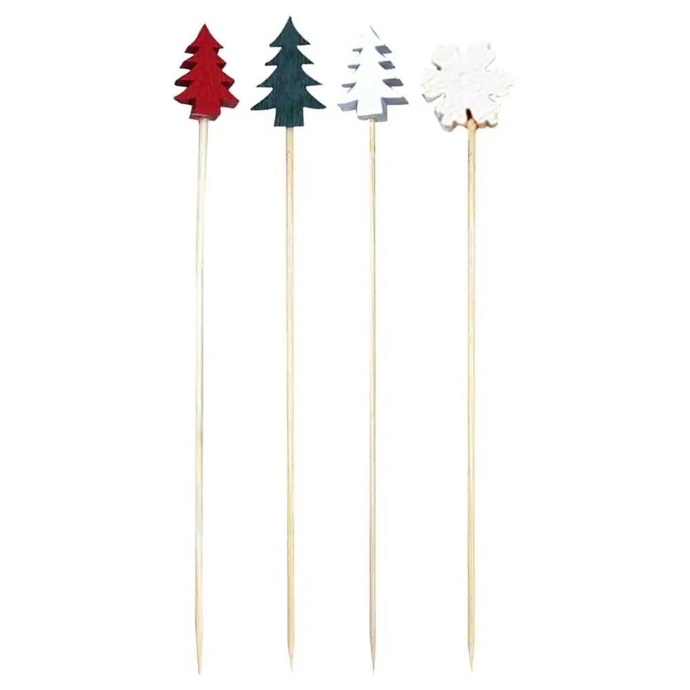 

Cocktail Picks For Drinks Colorful Christmas Tree Shape Party Picks For Appetizers Wedding Party Toothpicks 100 Pieces 4.7