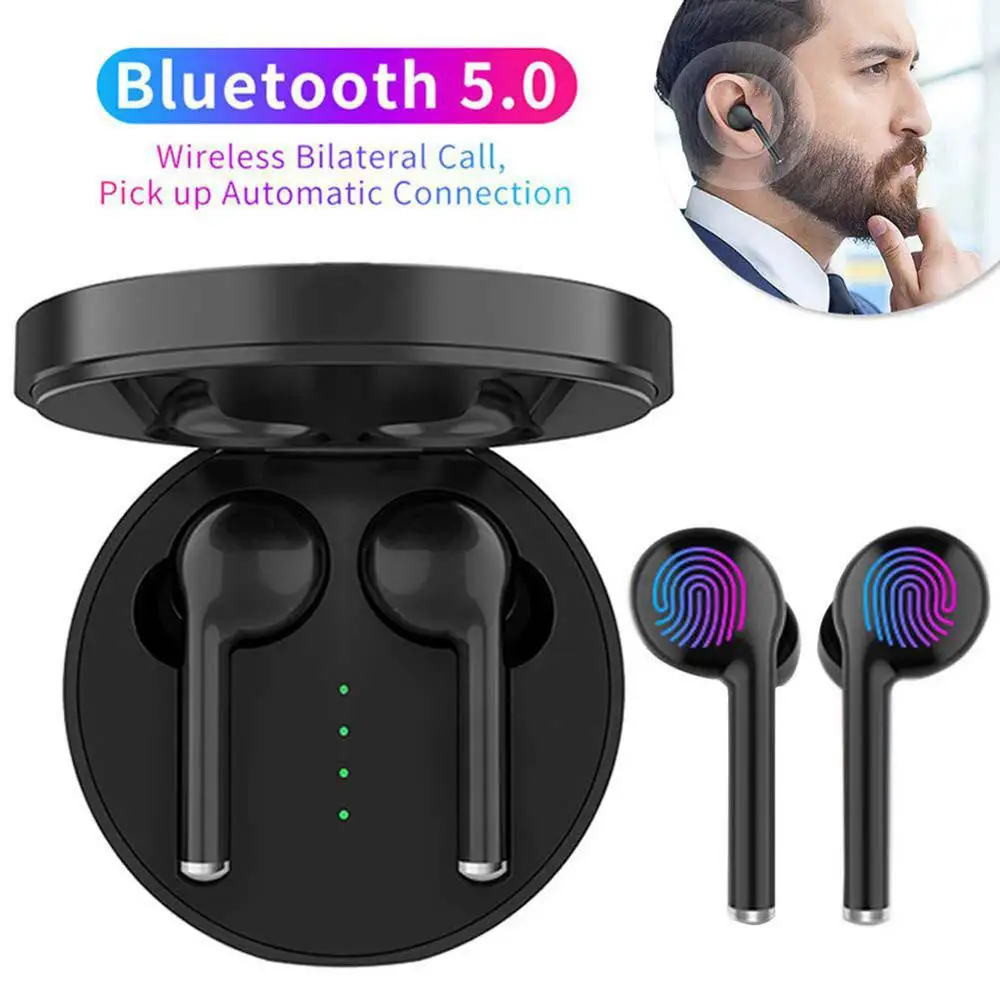 

Bluetooth 5.0 Earphones Wireless TWS Earbuds 4H Surround Sound Effect with Charging Waterproof Earbuds Headsets With Microphone