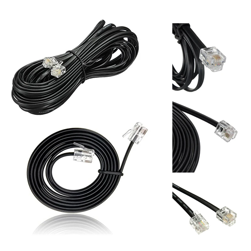 

Телефонный кабель RJ11 6P4C, модем ADSL