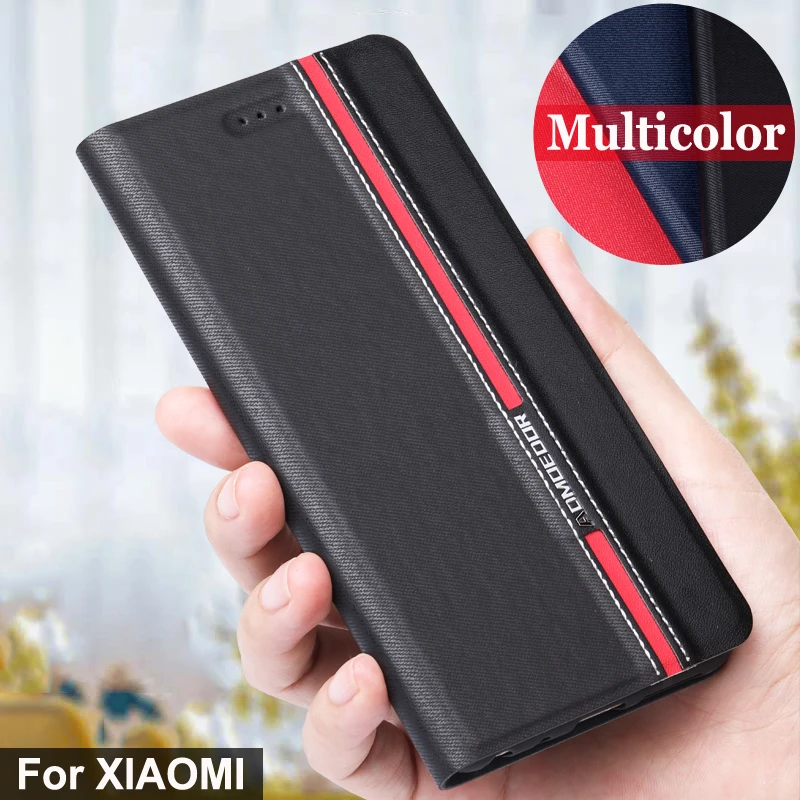 

Leather Flip Case for Xiaomi Poco F3 X3 NFC M3 F2 Mi 11 10 4 10t 4C 5S 6 8 9 Se 9T A1 A2 A3 Lite 6X 5X Note 3 Mix 3 Cover Cases