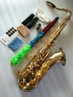 new jupiter jts 1100sg bb real photos tenor saxophone brass silver nickel body gold key b flat sax instrument with case free