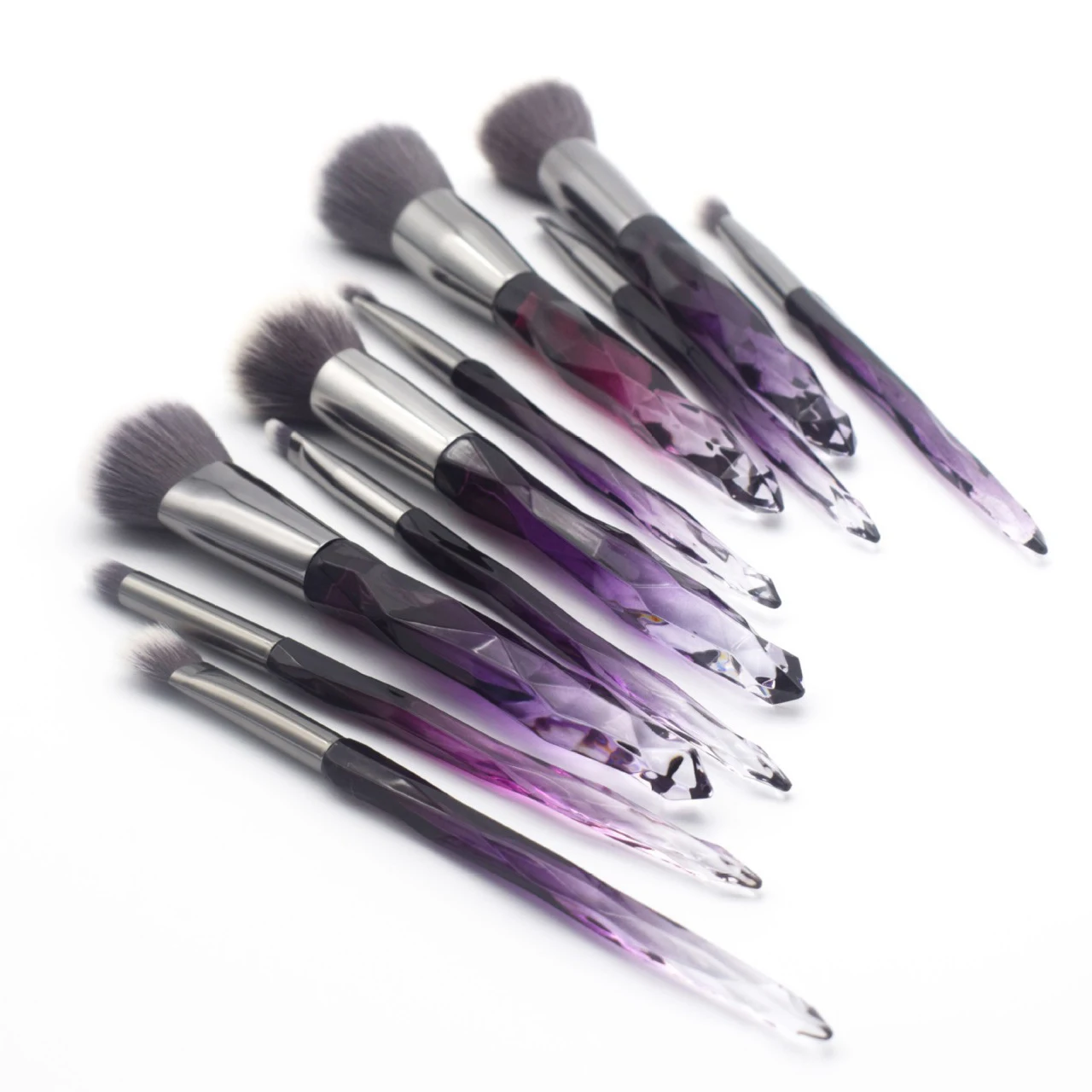 

10pcs Natural Hair Makeup Brushes Set Professional Foundation Blushes Eyeshadow Eyebrow Blending Brush Make Up Tools Maquillaje