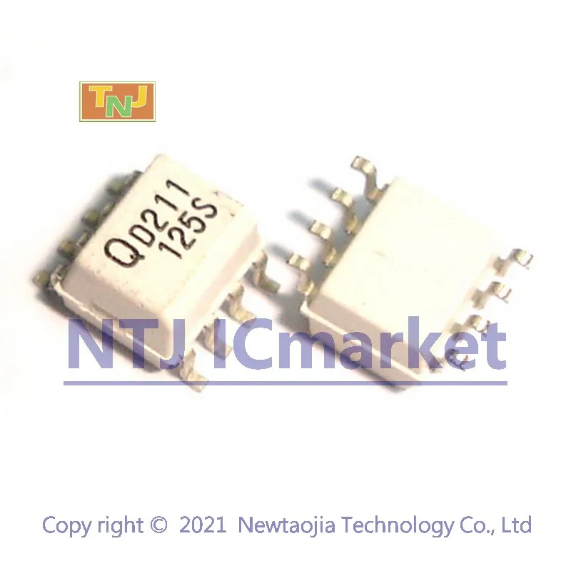 10 шт. MOCD211 SMD-8 QD211 OPTOISOLATOR выход тразистора IC чип | Электронные компоненты и