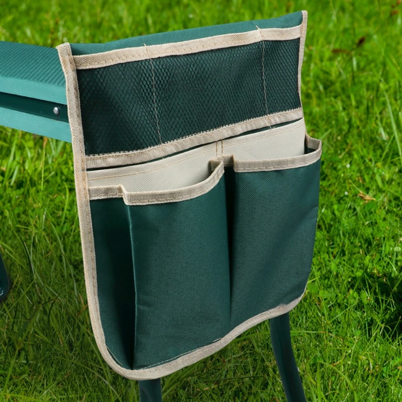 

Garden Tool Bag Folding Heavy Duty Gardening Kneeler Pouch Soft Multifunctional Bearing Foldable Outdoor Work