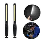 2 шт. портативный светильник перезаряжаемый фонарик батарея прожектор рабочий свет сверхмощный COB факел палатка открытый лагерь Lampara Led