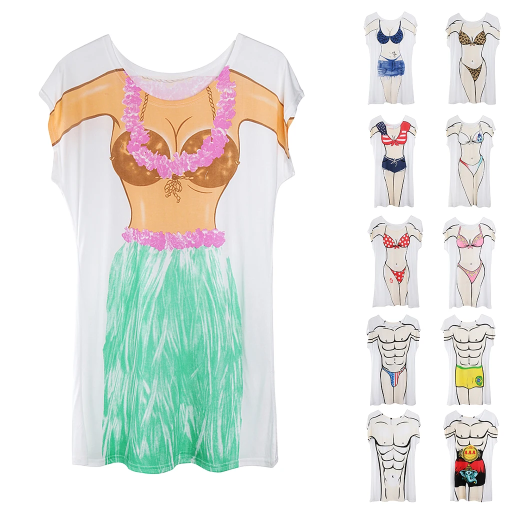 

Новинка, женская пляжная одежда, купальник, футболка для девочек, вечерние длинные футболки, бикини, накидка, рубашка, ночное белье, женская ...