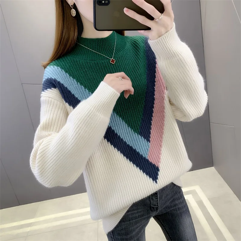 

8207 (west room small 5) зимнее платье с воротником-хомутом и длинным рукавом 49