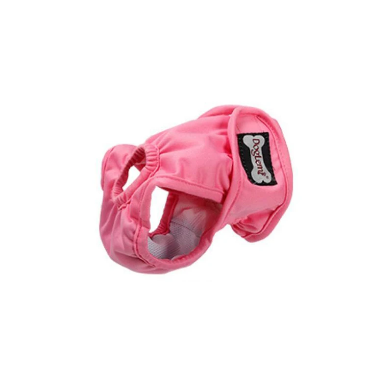 Pink Женские дышащие шорты для собак, физиологические штаны для щенков, подгузники, нижнее белье для питомцев, для маленьких девочек, собак, XS-XL - Цвет: Pink