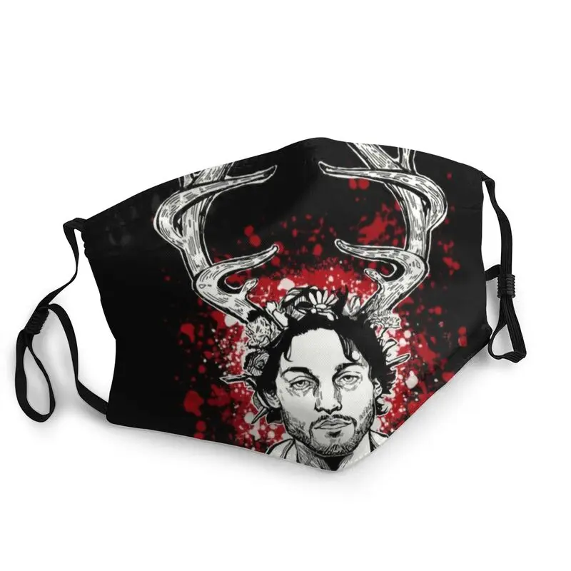 

Маска для лица, дышащая, с рогами, для мужчин и женщин