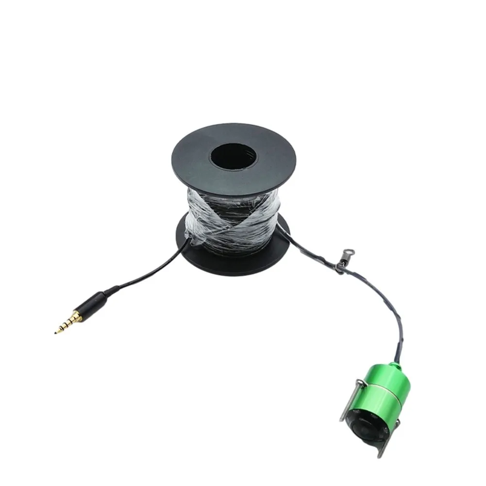 

50m Fishing Camera Cable Underwater Camera Data Transmission Line With Headphone Plug 154lb 70kg Copper Fishing Camera Cable
