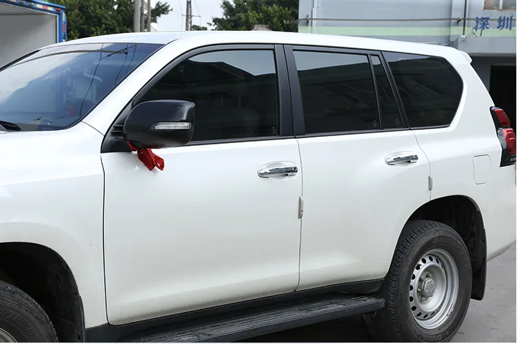 Для Toyota Land Cruiser Prado FJ150 150 ABS Хромированная дверная ручка отделка автомобильные аксессуары без интеллектуального отверстия