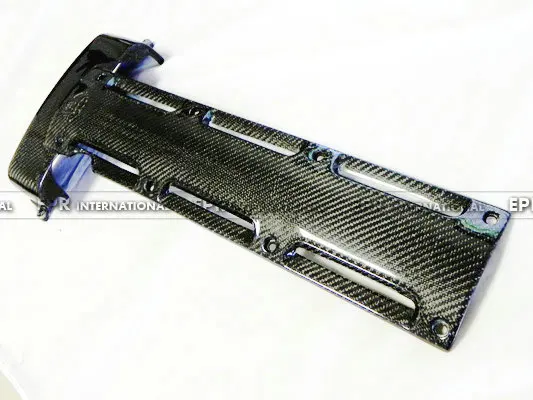 Стайлинг автомобиля чехол из настоящего углеродного волокна для двигателя