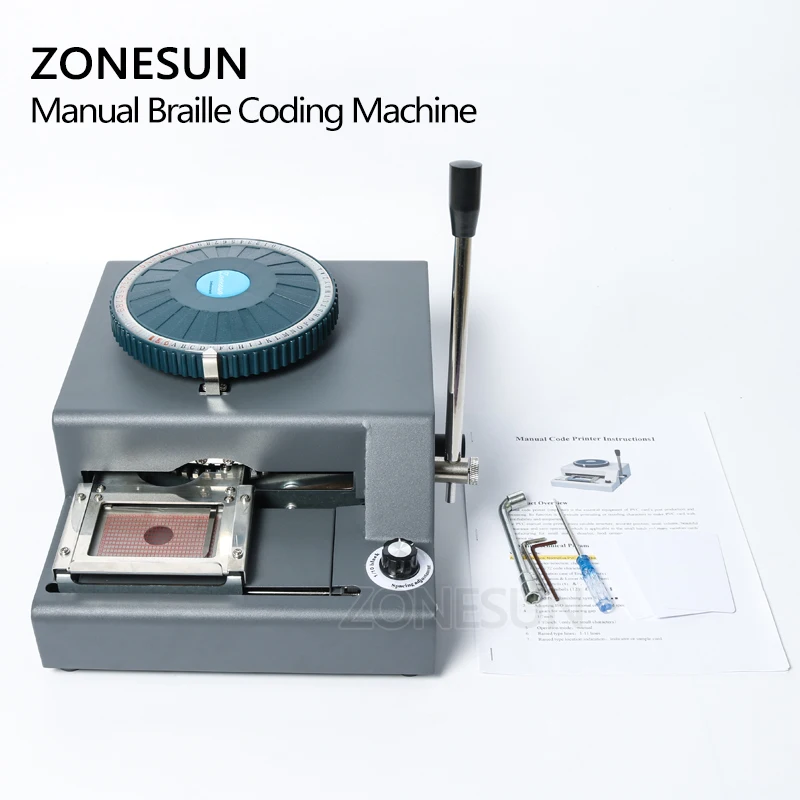ZONESUN DIY Custom 72 персонажа ПВХ Карта устройство для рельефного тиснения пресс