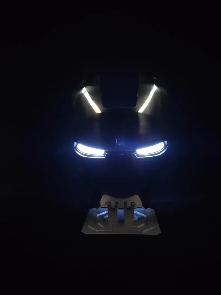 Металлическая маска для шлема zq Iron Man модель ручной работы | Дом и сад
