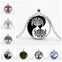 new tree of life necklace tree of life series of high quality crystal pendant necklace men and women accessories gifts