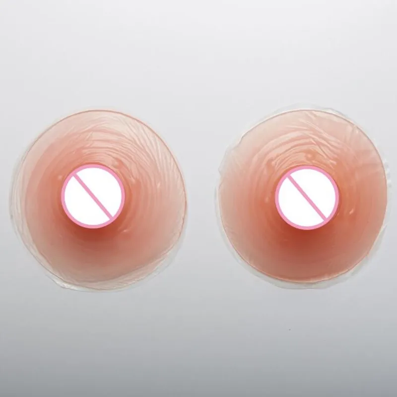 

a pair Artificial nipple nipple sticker Liquid silicone breast lift with false nipple patch Fake breast chest paste