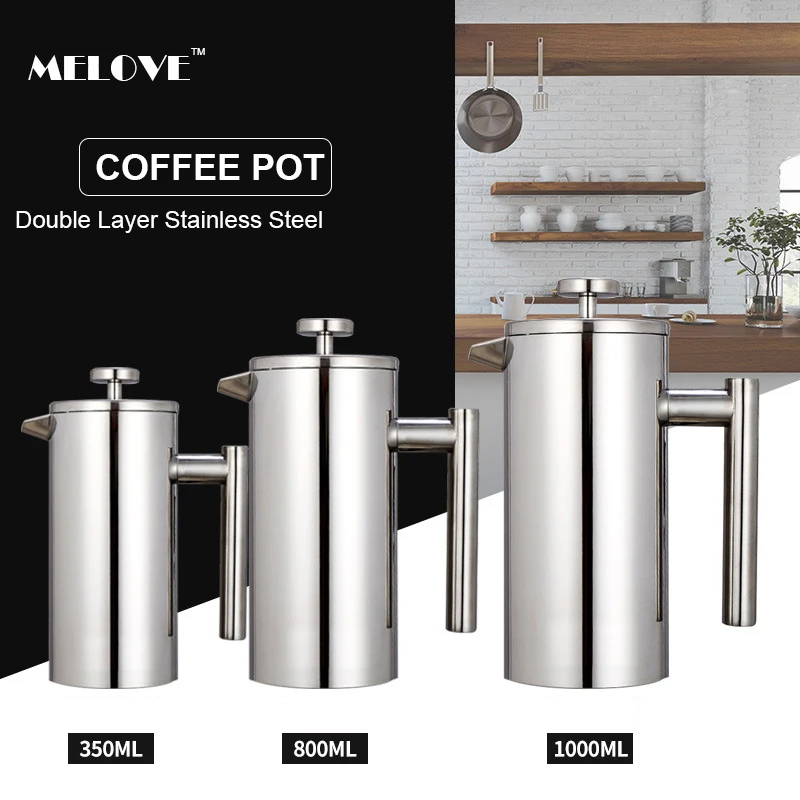 Кофемашина из нержавеющей стали с двойными стенками | Дом и сад