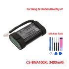Аккумулятор Bluetooth CS-BNA100XL для музыкальных колонок Bang  Olufsen BeoPlay A1, 3400 мА  ч