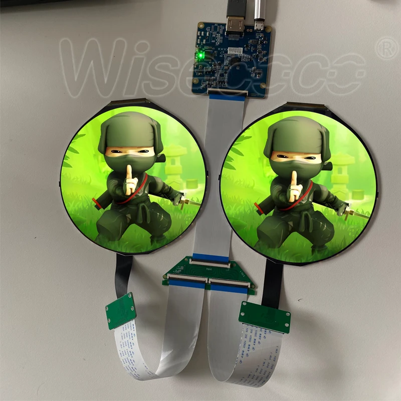 5 "pulgadas 1080*1080 de 1080P MIPI redondo c&iacute;rculo IPS Circular m&oacute;dulo TFT LCD Panel de visualizaci&oacute;n de pantalla ES050YMM-A00 con placa Raspberry PI-1